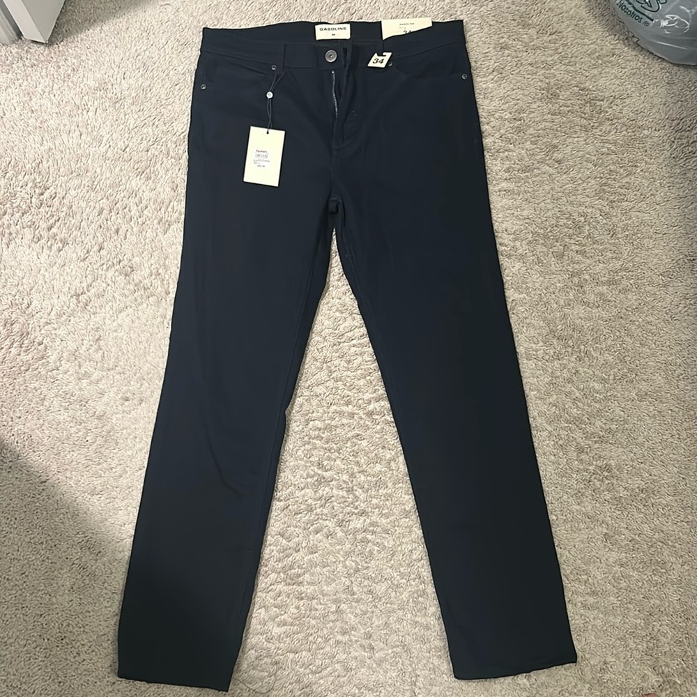 Slim Jeans Denim Navy Size 34